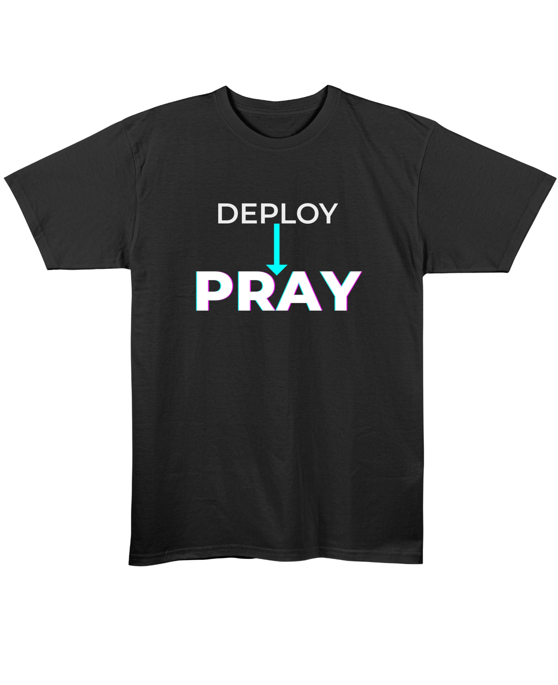 Black Regular Fit T-shirt Front Design