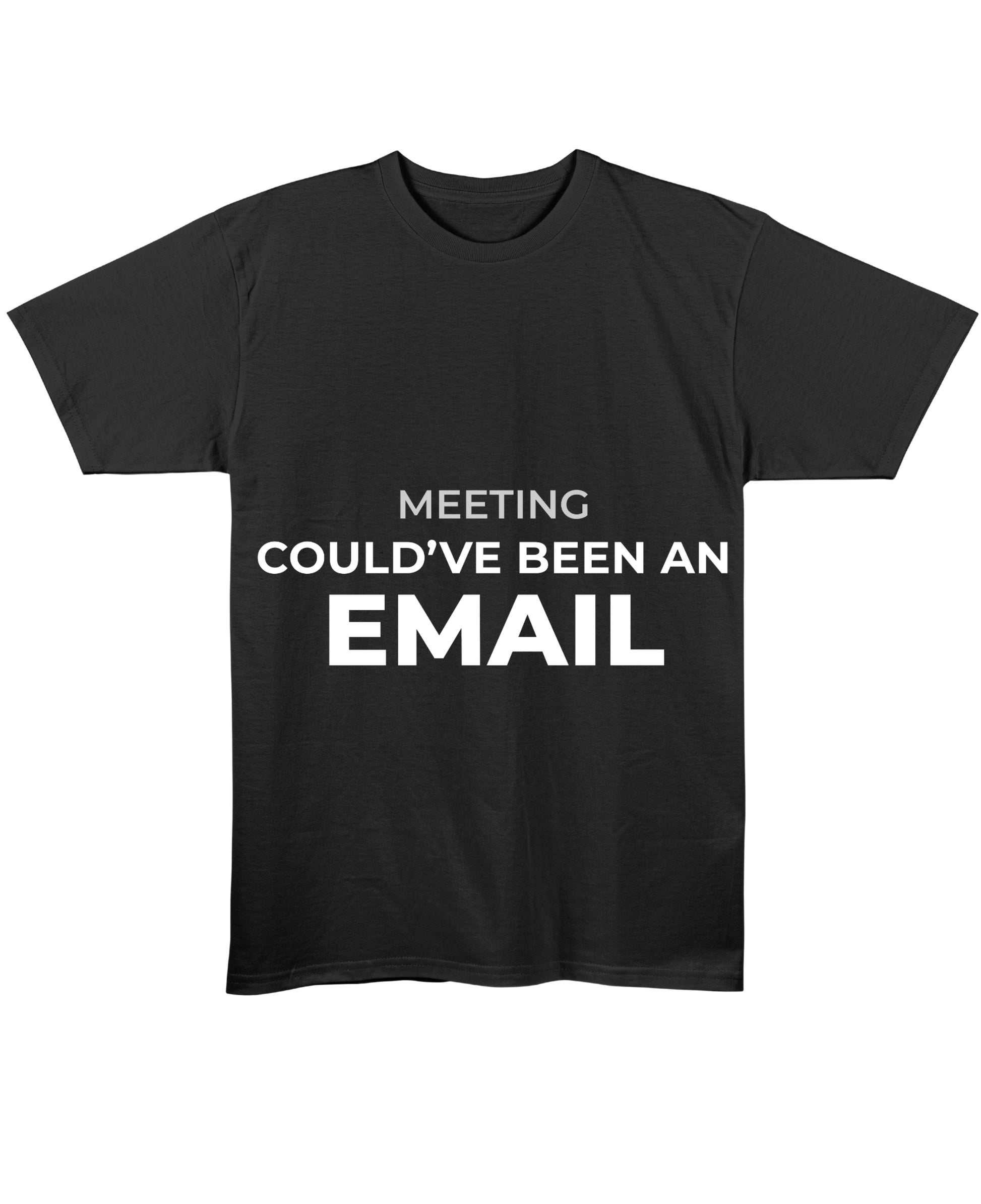 Black Regular Fit T-shirt Front Design
