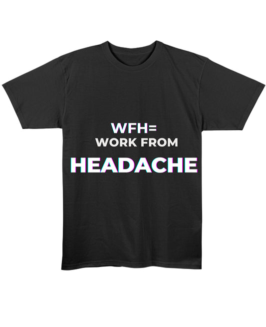 Black Regular Fit T-shirt Front Design